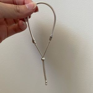 moments snake chain slider bracelet from pandora